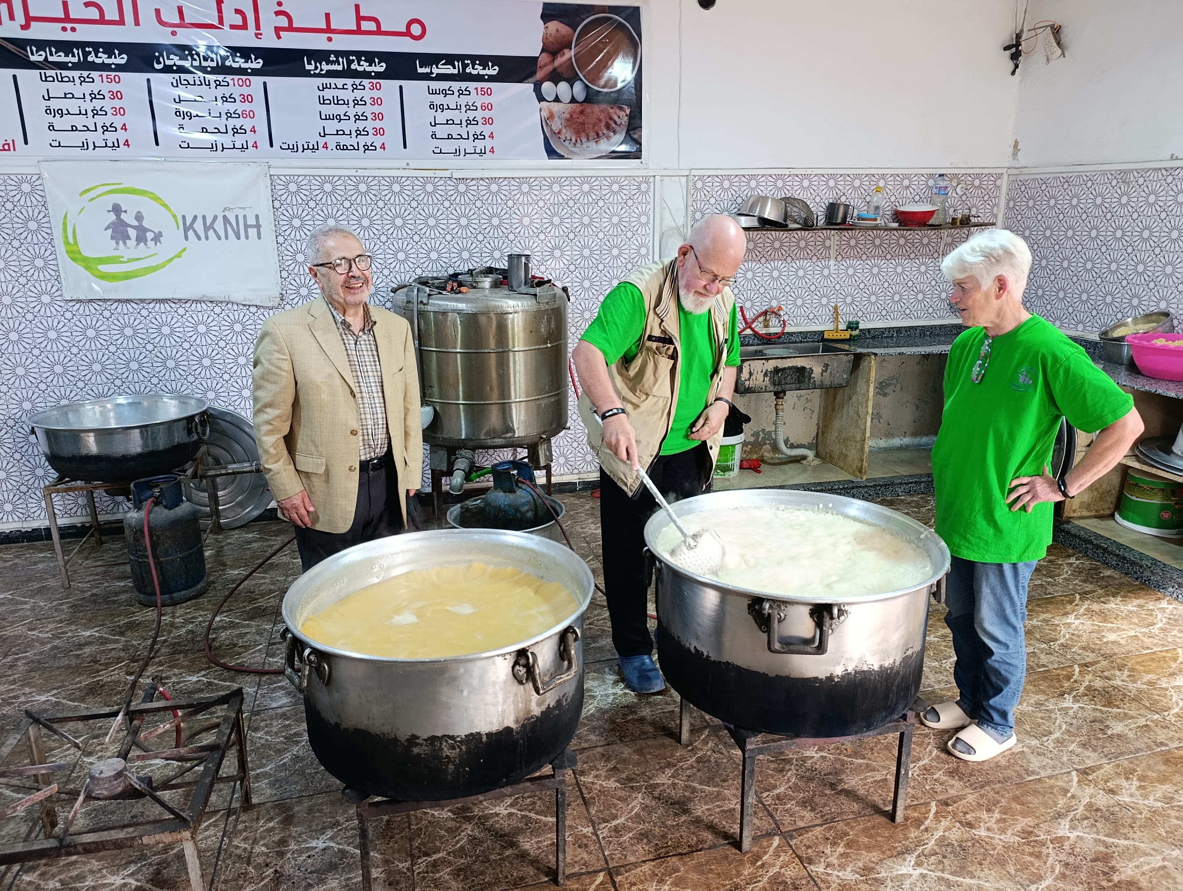 Jede der vier Suppenküchen ist ausgelegt für ca. 1.000 Portionen pro Tag